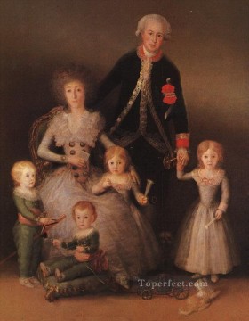 オスナ公爵夫妻とその子供たちの肖像画 フランシスコ・ゴヤ Oil Paintings